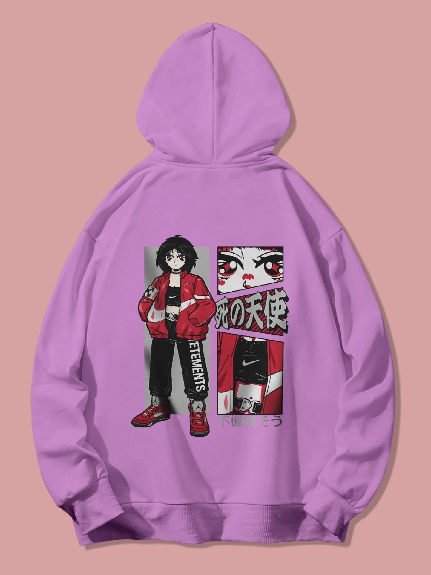 Printed Oversized Hoodie