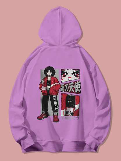 Printed Oversized Hoodie