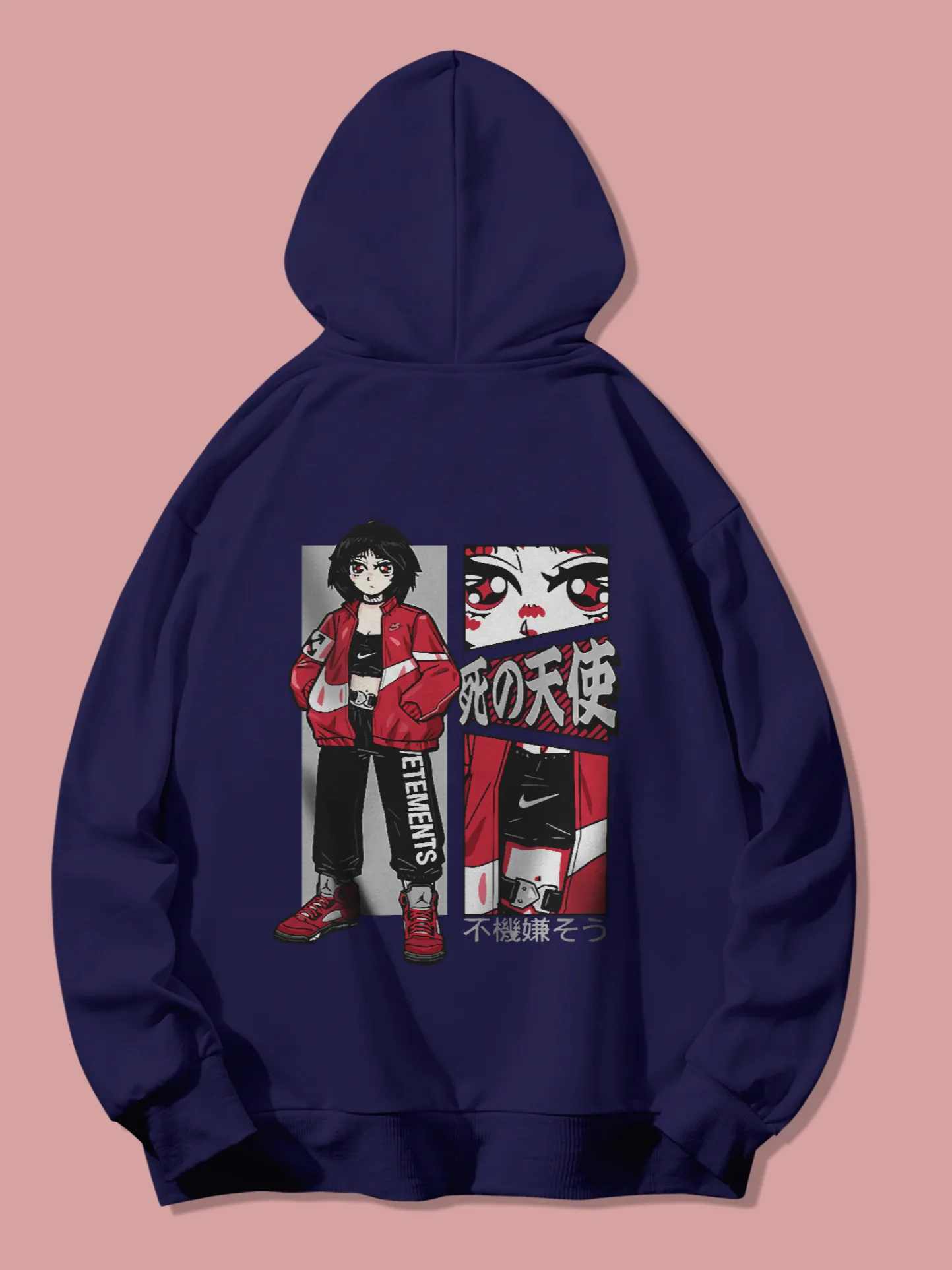 Printed Oversized Hoodie