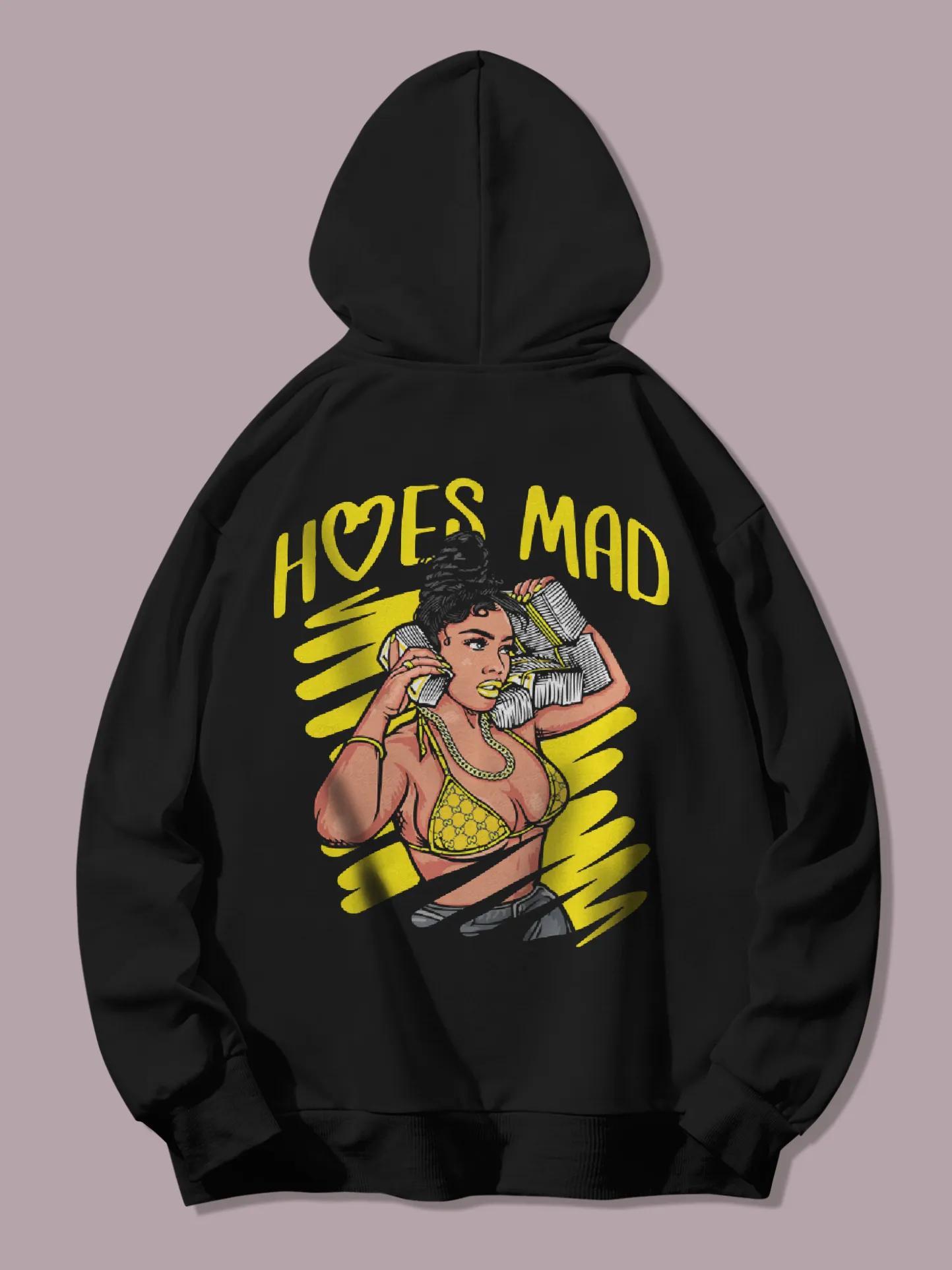 Printed oversize hoodie