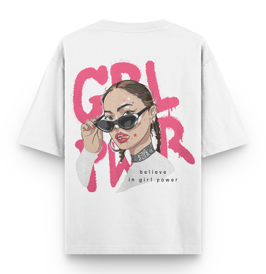 GRL PWR OVERSIZE T-SHIRT